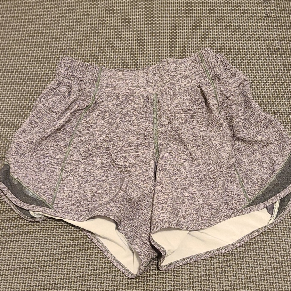 Lululemon running shorts grey size 4